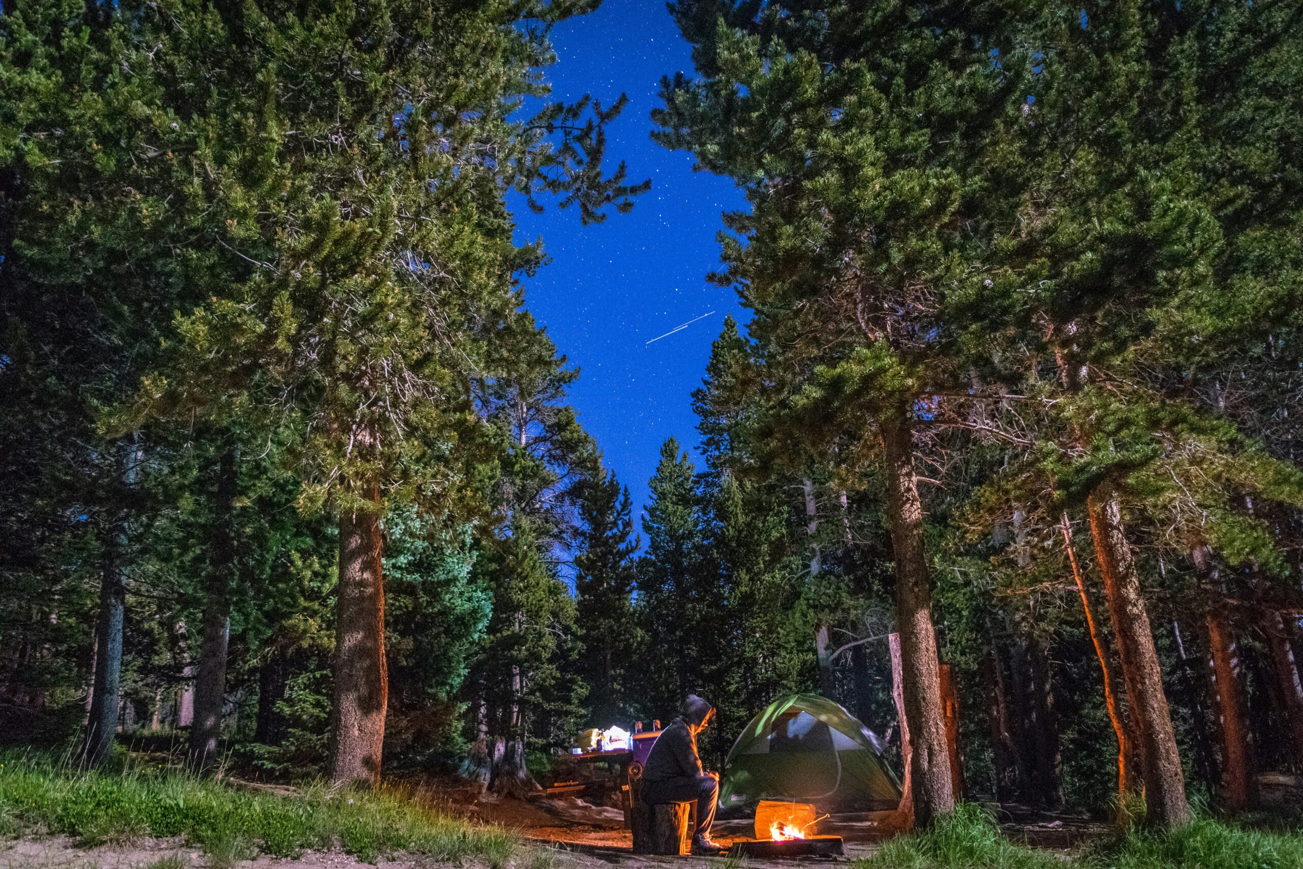 Cozy Campfire: Roasting Marshmallows at Mount Shasta