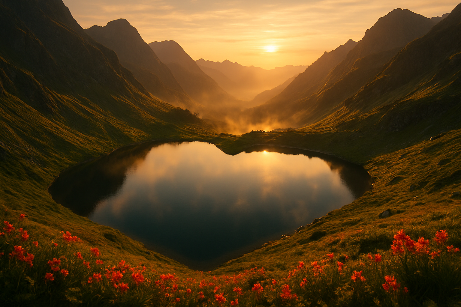 Exploring Heart Lake With Spectacular Views Exploring Heart Lake With Spectacular Views