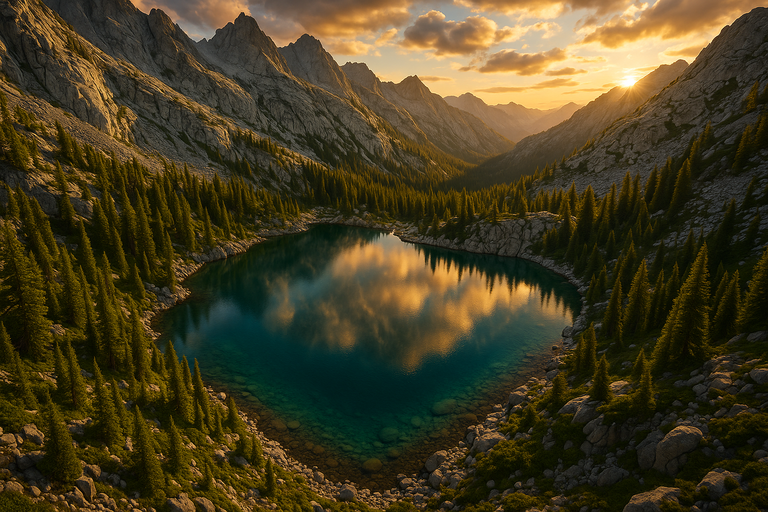 Exploring Heart Lake With Spectacular Views Exploring Heart Lake With Spectacular Views