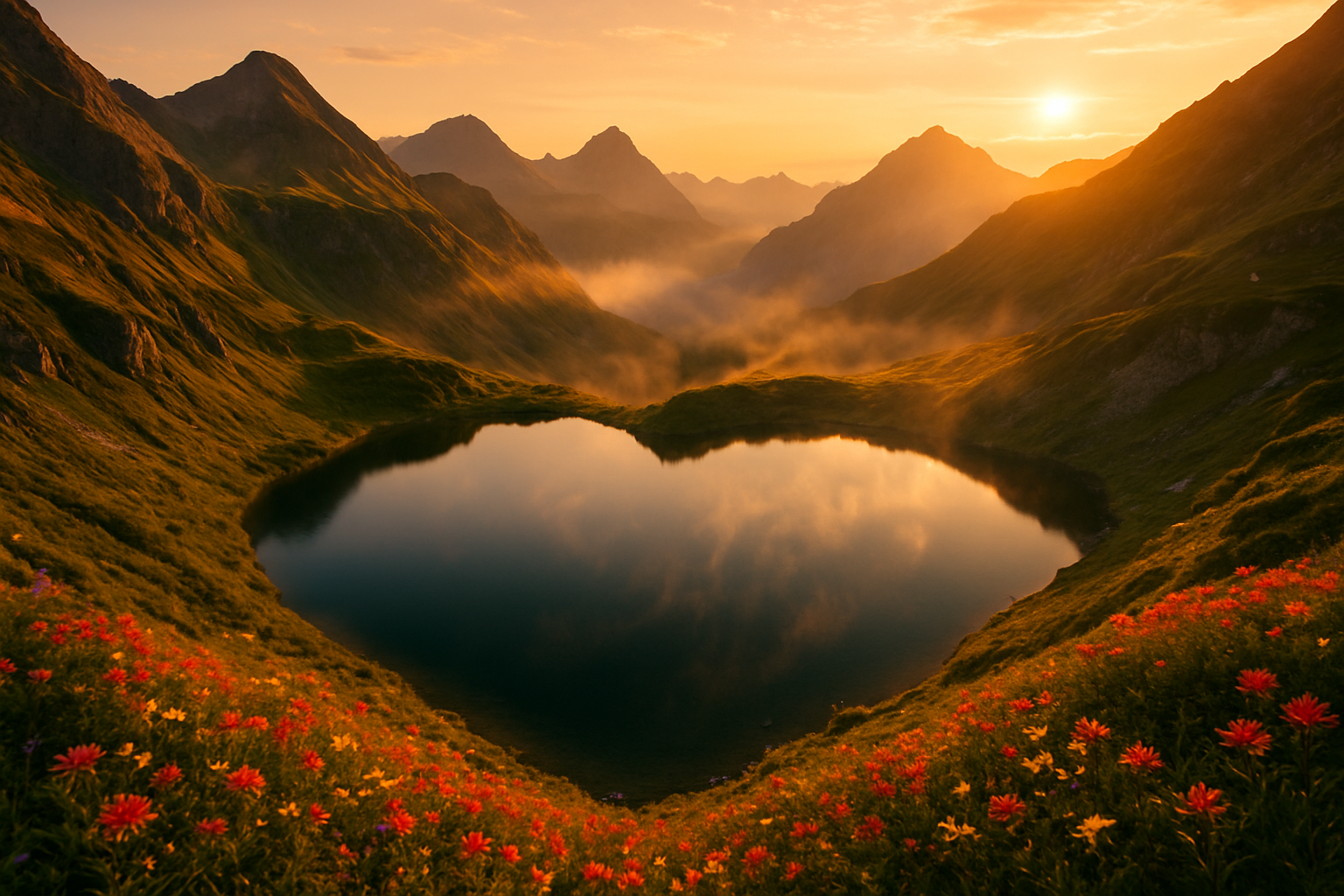 Exploring Heart Lake With Spectacular Views Exploring Heart Lake With Spectacular Views