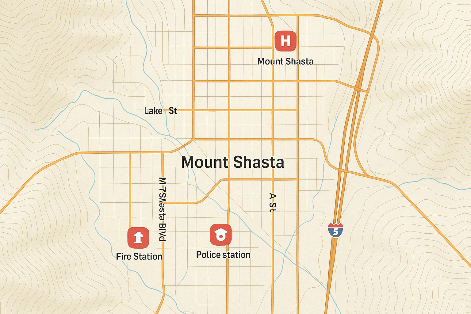 Does the elevation of Mount Shasta City impact emergency response times? Expert Factors